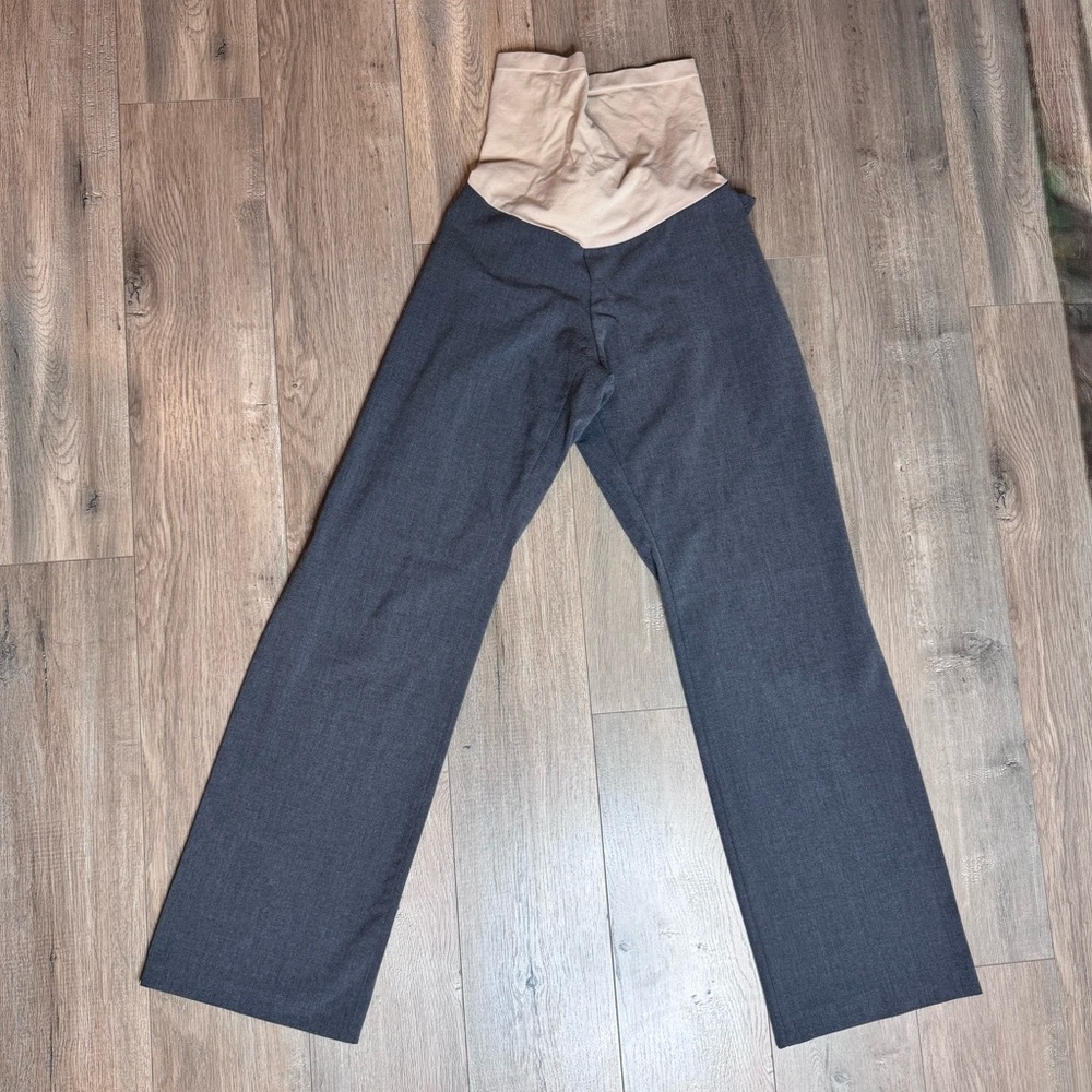 Motherhood Gray Maternity Trousers size large